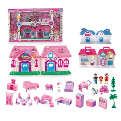 Maison de poupée Toy Villa à piles avec lumière et musique (H7849165)