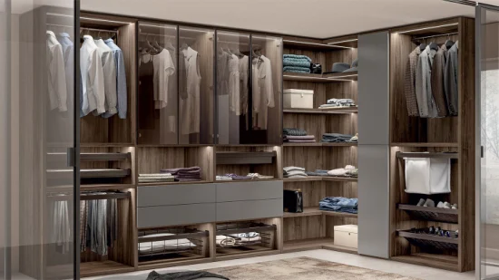 Armoire personnalisée PA avec tiroir Armoire modulaire moderne de meubles de chambre à coucher d'enfants