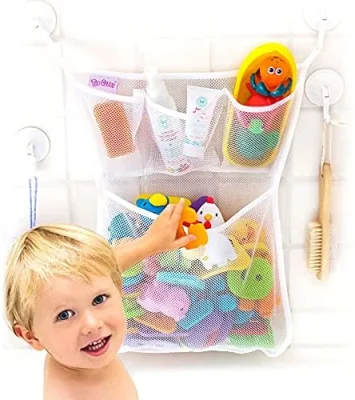 Panier de rangement pour organisateur de jouets de bain pour enfants