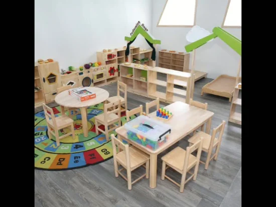 Whole Sale China Factory Enfants Maternelle Kids Chair Furniture, Baby Wood Furniture, Tables et chaises préscolaires, School Student Classroom Chair Furniture