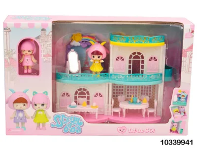 2020 nouveaux jouets en plastique bricolage jouets de maison de poupée de mode pour les filles/10339941