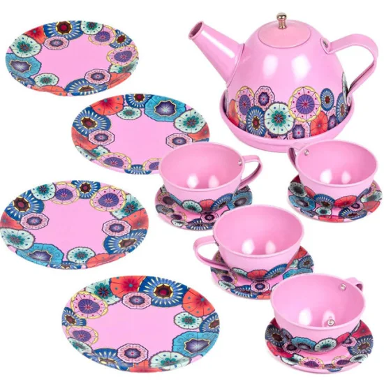 Little Kids Tea Party Set Jouets Cuisine Faire semblant de jouer